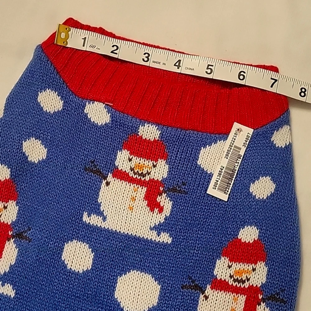 NEW Cozy Snowman Cableknit Pet Sweater from Target
